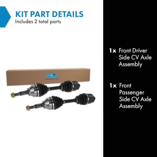 Image of TRQ Front Driver & Passenger Side CV Axle Assembly Set