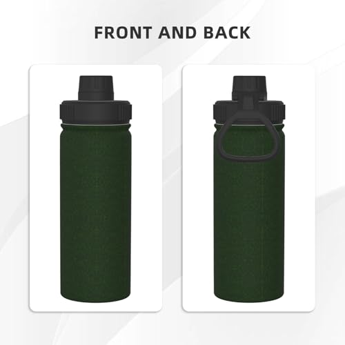 Hunter Trinkflasche mit Blumenmuster, für Camping, Wandern, Edelstahl, doppelwandig, isoliert