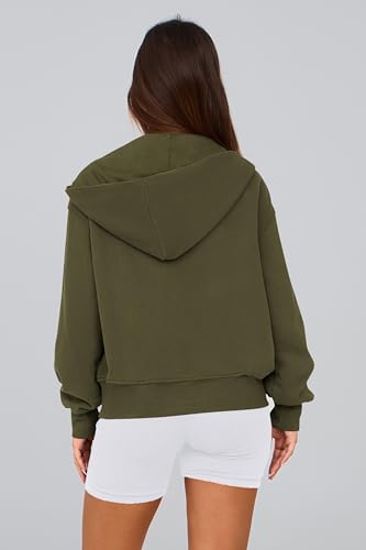 PRETTYGARDEN Hoodies for Women Sweatshirt Zip Up Hoodie Fall Fashion 2025 Trendy Long Sleeve Jackets Winter Clothing Outfits