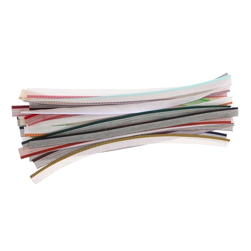 HONMEET 48pcs Bookbinding Headbands Colors Cloth for Book Repair and Projects Versatile Fabric Endbands for Beginners for Scrapbooking and Album Creation