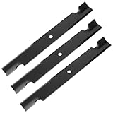 IDEASURE 115-9649-03 Lawn Mower Blades for 60' Deck, High Lift Notched Blades Compatible with Ex-Mark, Toro, Titan ZX MX 6000 Timecutter 6000, Replaces 105-7718-03, 115-9649, 133-2127, 3 Pack