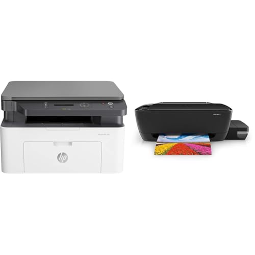 Image of HP Laser MFP 136a, Print, Copy, Scan, 40-Sheet ADF, Ethernet, Hi-Speed USB 2.0, Up to 21 ppm, 150-sh