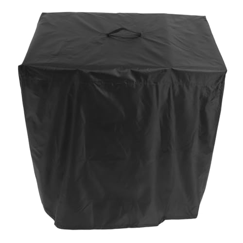 Funda para bomba de piscina de tela Oxford negra 72x66x62 cm
