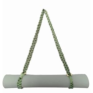 kiido Macrame Yoga Mat Carrying Strap [MAT NOT Included], Hand Woven Multi-use Strap/Carrier for Your Yoga Mat, Exercise Mat