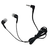 MERRYHAPY Praktischer In Ear Kopfhörer 35mm Schwarz aus Langlebigem Kunststoff mit Komfortablem Sitz zum Musikhören und Telefonieren für Damen und Herren