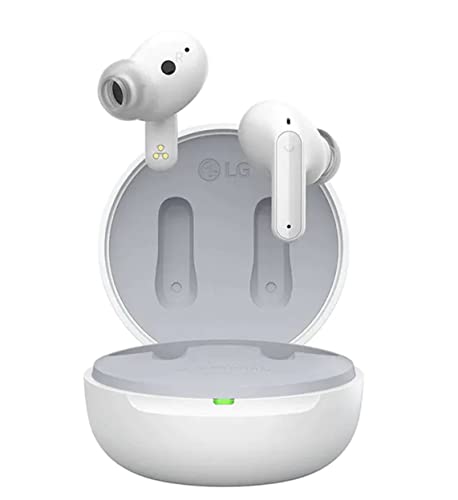 Image of LG Tone Free Fp5W, Active Noise Cancellation, Swift Pairing, Medical Grade Ear Gels Tone Free App Bluetooth Truly Wireless in Ear Earbuds with Mic (White)