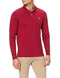 GANT Herren ORIGINAL Pique LS Rugger, MAHOGNY RED, 3XL