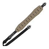 Allen Company Traction Molded Rubber Rifle Sling, FDE, Brown