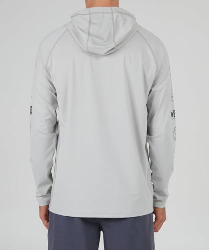 Salty Crew Palomar Perforated Surf Hoody - Performace Long Sleeve, UPF50 - Beach Lifetsyle Apparel3