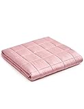 YnM Bamboo Weighted Blanket with 100% Pure Natural Bamboo Viscose | 15lbs for 90-150 lbs individual, 60