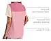 WIHOLL Valentine Shirts for Women Trendy Color Block Crewneck Short Shirt Cute Blouses Spring Summer Casual Loose Tops and Blouses Resort Wear for Women 2025 Pink L