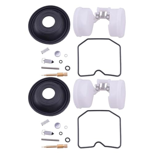 Reparación carburador Kawasaki 454 LTD soluciona tirones con kit sellado diafragma flotante