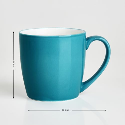Image of Home Centre Heva Bone China Printed Mug - 240ml