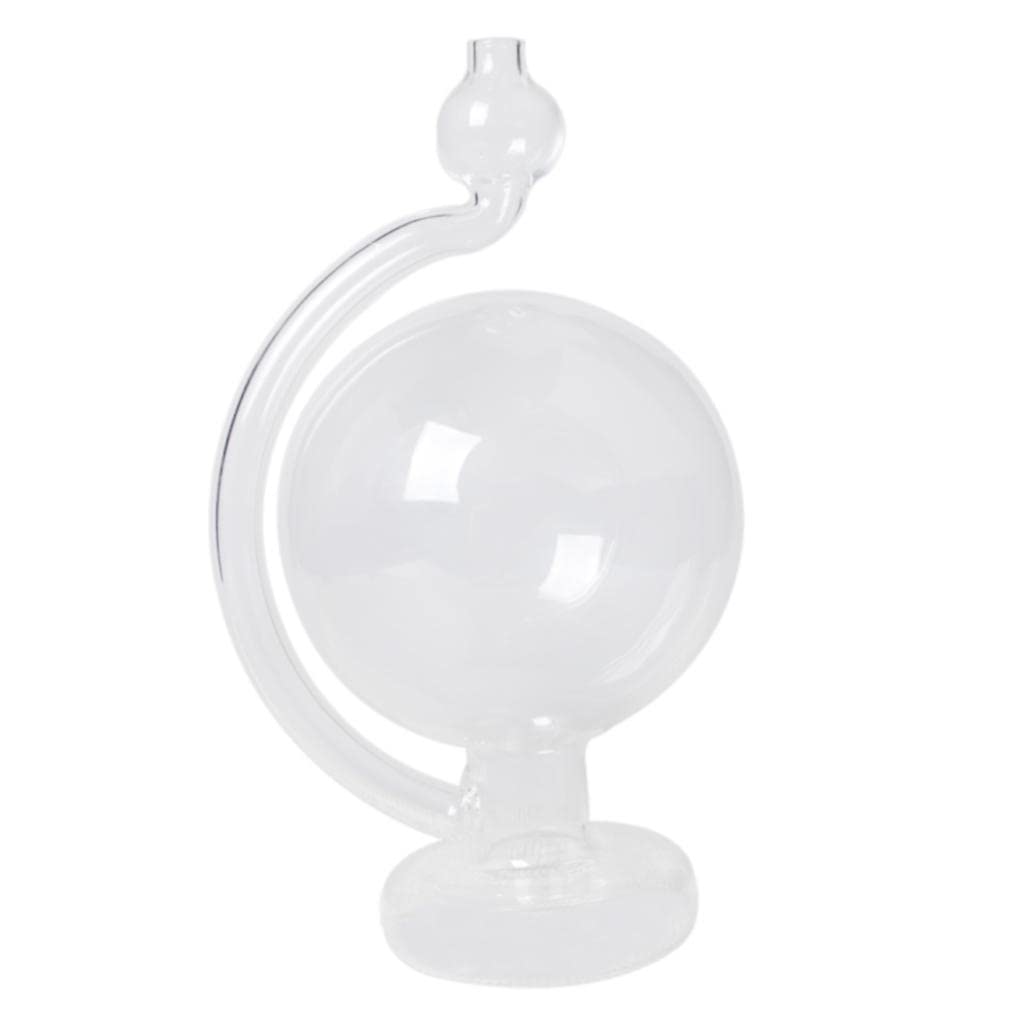 Qianly Wetterflasche Wetteranzeigerflasche Barometerflasche Deko Vase Aus Klarem Borosilikatglas mit DIY Einfärbung Und Sichtbarer Steigröhre für Geschenk, Blau
