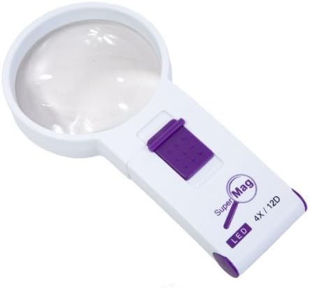 4X LED Illuminated Pocket Magnifier - 2.7 Inch Lens