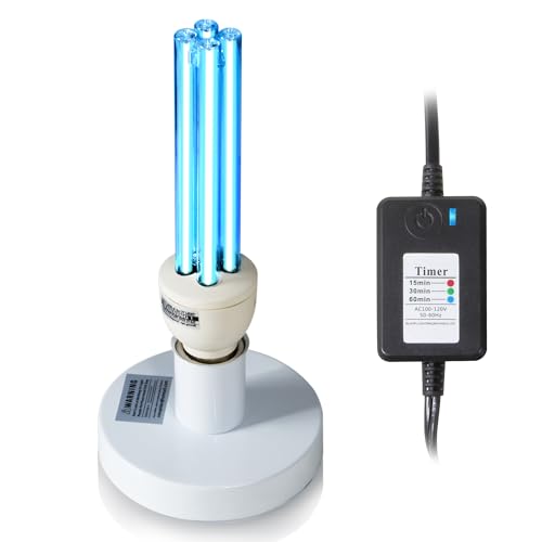 Lámpara UV portátil 25W con temporizador 3 niveles miniatura 1