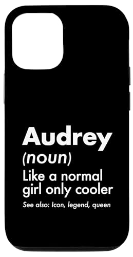 Audrey Like A Normal Girl Only Cooler Queen ���O �X�}�z�P�[�X iPhone 12/12 Pro �p