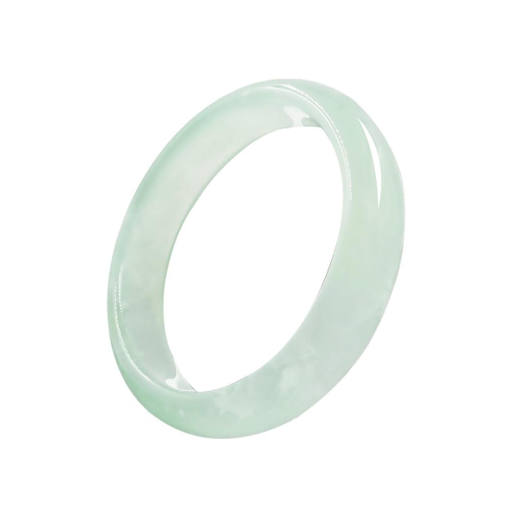 URED Floating Green Jade Bangle Bracelet