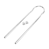 Fenix Cycles 20' Adjustable Straight Sissybar with Clamps, (Chrome)