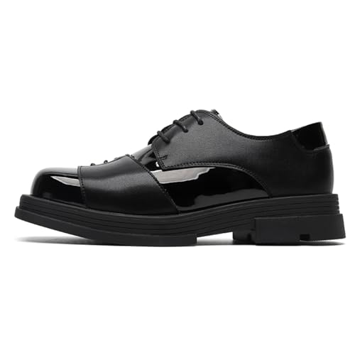 Men's Square - Toe Leather Dress Shoes, Stylish Formal Footwear - Fashionable for Business Meetings, Evening Events & Daily Commutes