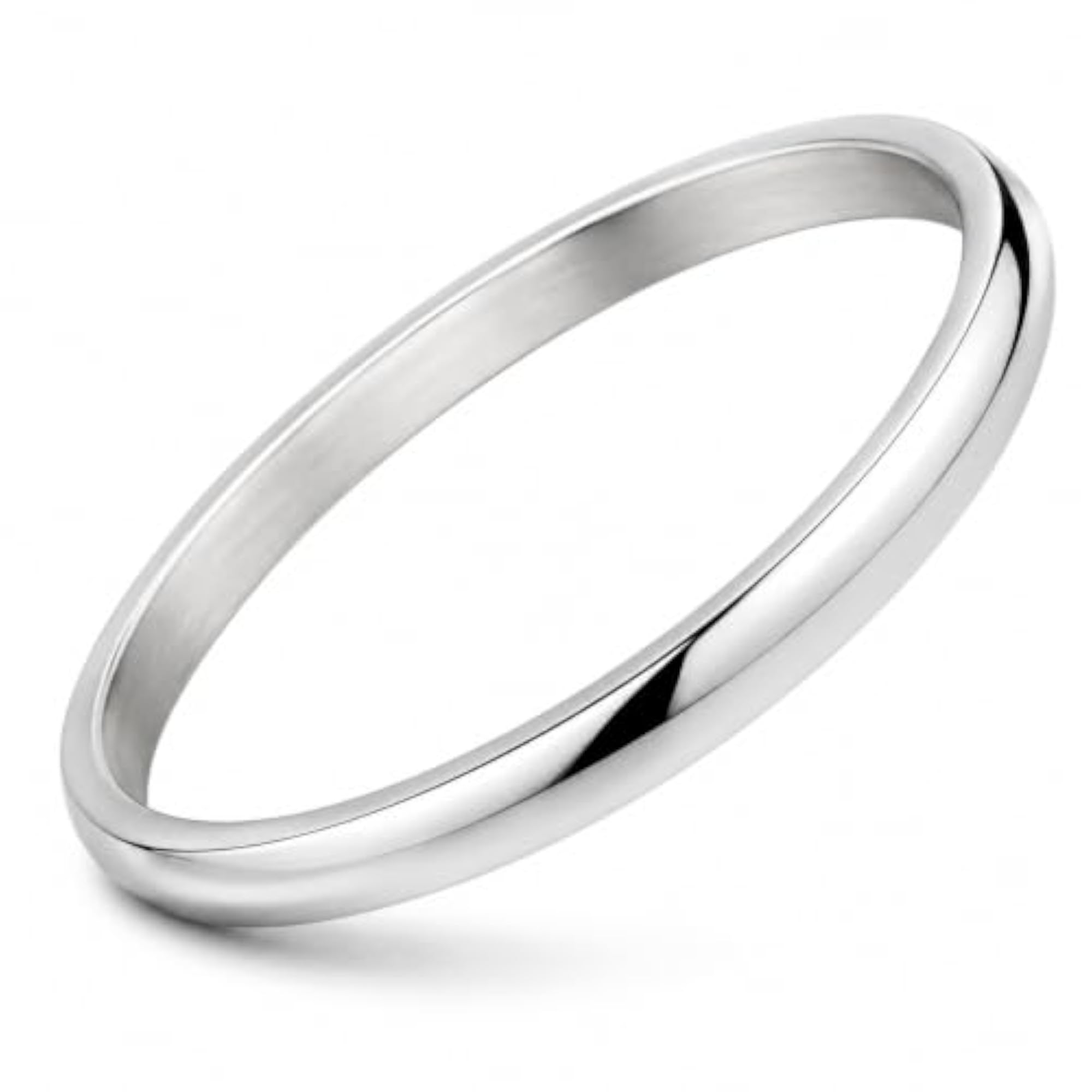 Men's Silver Stainless Steel Punjabi Sikh Kada, Daily Wear