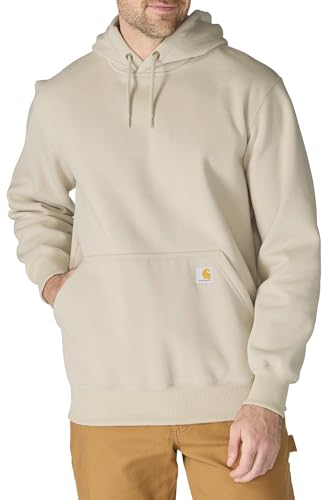 Image of Carhartt Men's Big & Tall Rain Defender Paxton Heavyweight Hooded Sweatshirt