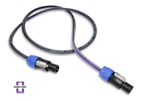 Cable de altavoz ovalado transparente con conectores SpeakOn