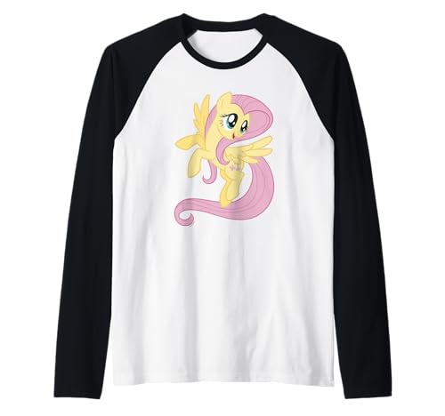 T-shirt My Little Pony Friendship Is Magic vêtement baseball à manches raglan Fluttershy