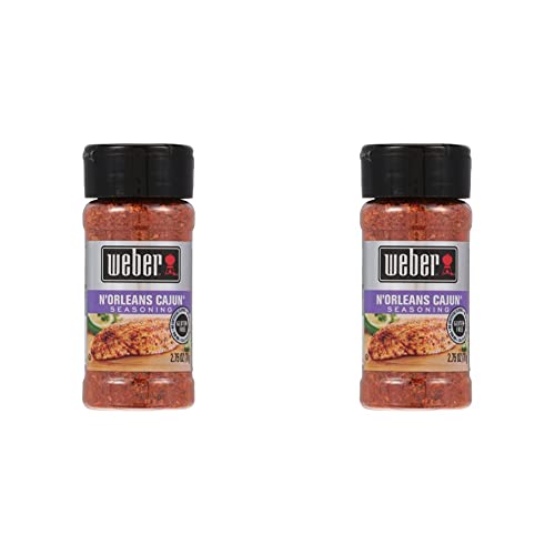 Weber N'orleans Cajun Seasoning, 2.75 Ounce Shaker (Pack Of 2) #TOP16