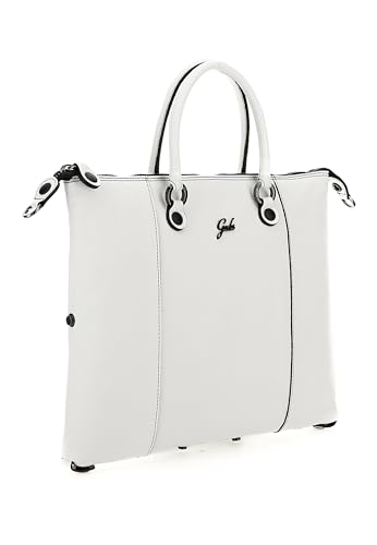 Sac Plat G3 PLUS SIZE M BIANCO OTTICO cabas modulable en cuir - 3