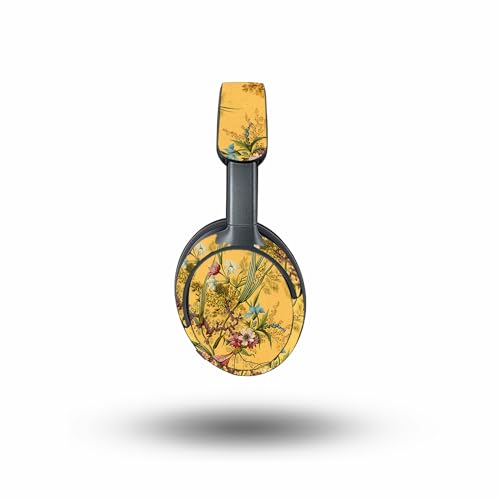 Image of MightySkins Skin Compatible with Bose QuietComfort Ultra - Yellow Marble End | Protective, Durable, and Unique Vinyl Decal wrap Cover | Easy to Apply