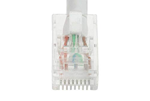 Cable de red Ethernet Cat 5E UTP 2.13 m blanco miniatura 4