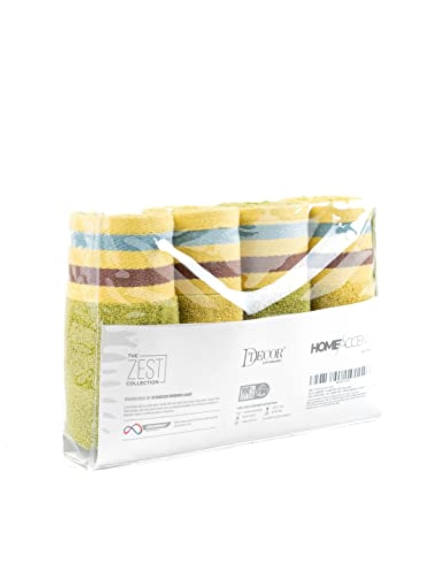 Pack of 2 Bath Towels and 2 Hand Towels Set for Gifting