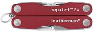 Leatherman 80030003K Squirt P4-Pocket Multi-Tool, Inferno Red