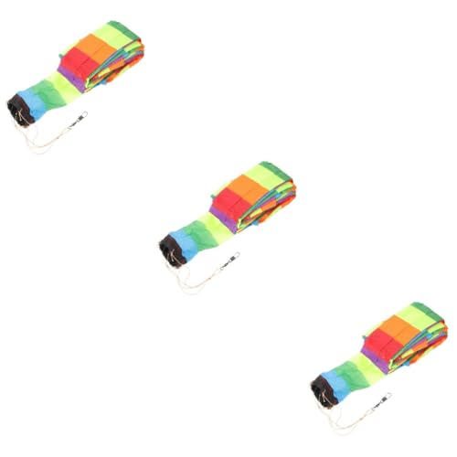 KESYOO 3pcs Kite Tail Streamers Floating Turning Kite Tails Kit Attachments for Drone Decorations Eye-catching
