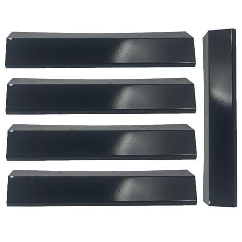 Direct Store Parts DP134 (5-pack) Porcelain Steel Heat Shield/Heat Plates Replacement for Brinkmann Aussie Charmglow Grill King Uniflame Master Forge Grill King Tera Gear Gas Grill Models (5)