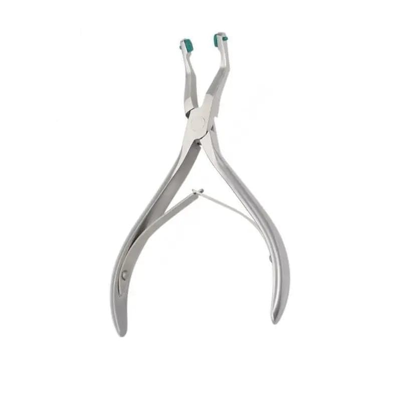 Generic Dental Crown Remover Plier with Green Rubber Green Tips Dentist Temporary Crown Remover Tools