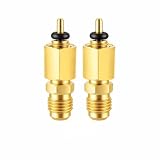 BEAZOOM Para CT-341 - Piercing rápido para válvula de grifo de lata para R134a R32 R404A R290 R22, mangueras de carga de CA de latón SAE de 14 pulgadas