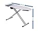 Mabel Home Ironing Board with Extra-Wide Surface, 8 Features, Retractable Shoulder Wings, Adjustable Height, 100% Cotton Cover