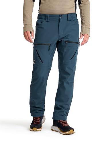 RevolutionRace Hiball Softshell Pants für Herren, Outdoor Hosen für...