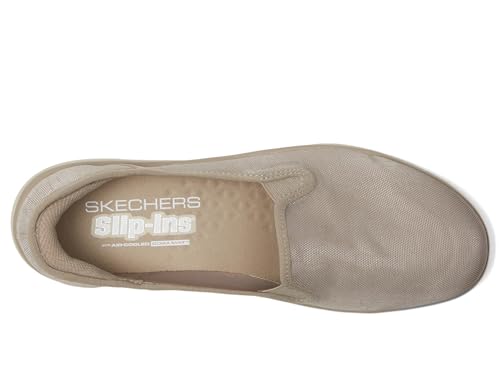 Image of Skechers Womens On-the-go Flex - Radiant Snake Print Skimmer Hands Free Slip-ins