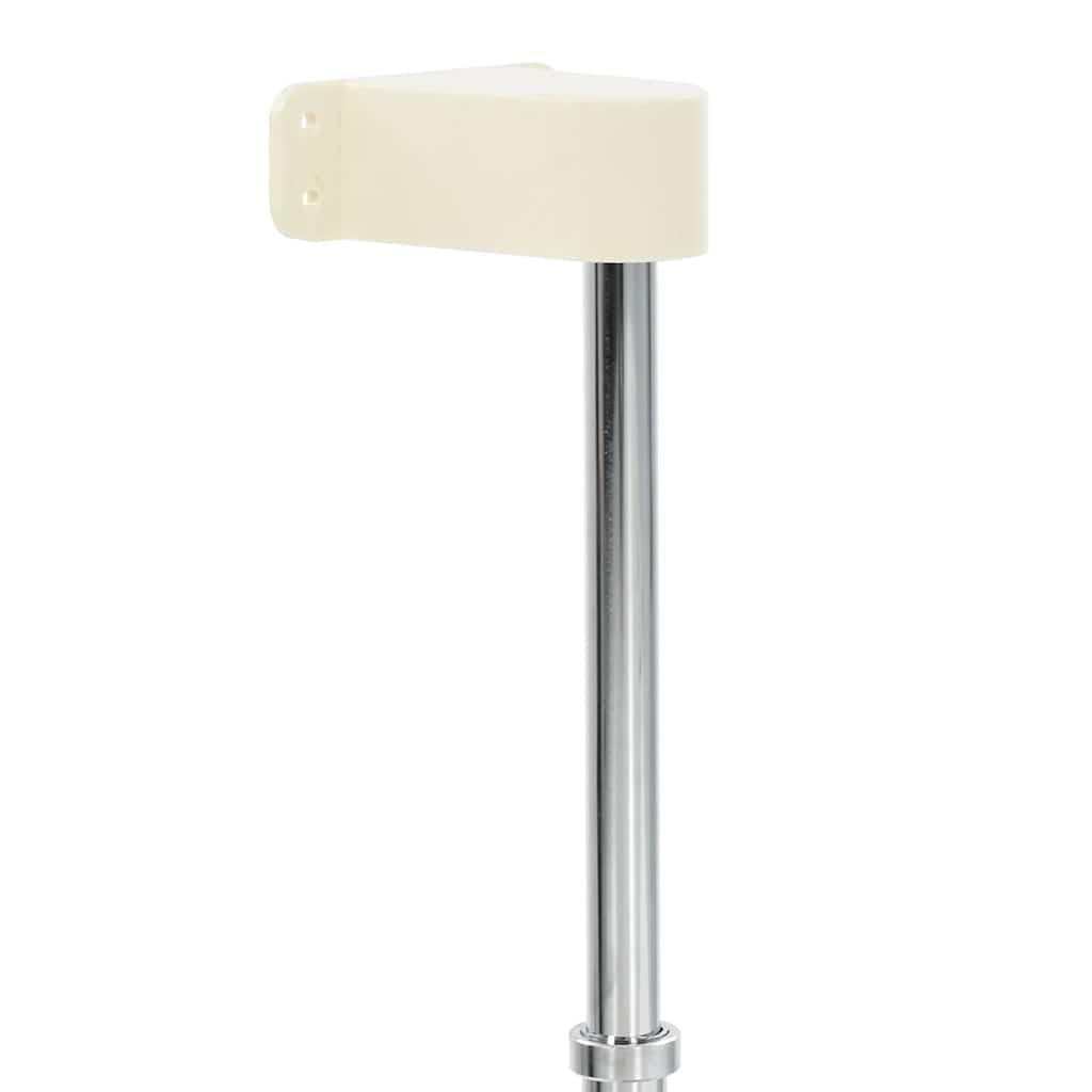 Cesta de alambre de cocina de 2 niveles, giratoria 180 grados, 75 x 38 x 80 cm, con estantes, ahorra espacio, organizador para utensilios, cubiertos, cuchara, escurreplatos y accesorios