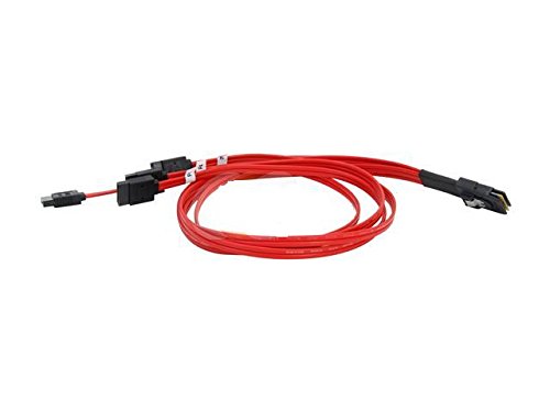 Cable Mini SAS a 4 SATA SFF-8087 19 Pulgadas miniatura 2