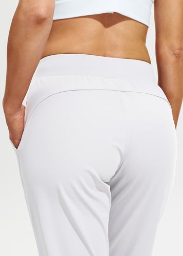 Image of Libin Women's Joggers Pants Athletic Casual Sweatpants Petite /Regular /Tall | Running, Workout, Gym, Yoga, Lounge, Travel, Golf Clothes with Pockets, 4 way stretch, Tapered, Dance Trousers