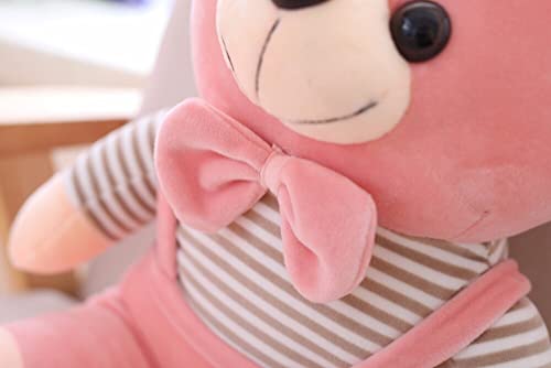 Image of Tickles Super Soft Teddy Stuffed Animal Plush Toy for Kids Birthday Gifts (Color: Pink; Size: 40 cm)