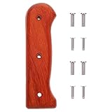 DOITOOL 2Pcs Wood Knife Scales Kitchen Knife Handle Replacement Kitchen Repair Handle for Sashimi Natural Wood Handle Replacement - 1.34 X 0.78 X 4.48inch