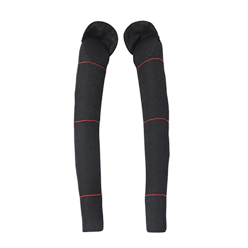 De-Liang Half Scale Dress Form 1/2 Soft Arms For Sewing, Female Dress Form 1:2 Cotton Fabric Fully Pinnable (Not Adult Size 30Cm ) Sewing Arm Long Sleeve Draping Mannequin Hand, 1 Pair Black Color #TOP5