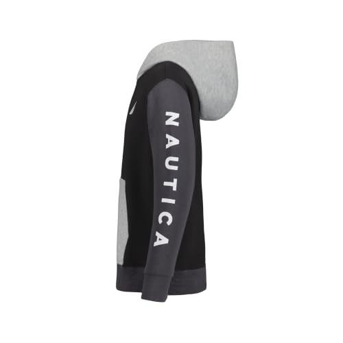 Image of Nautica Boys' Pullover Fleece Hoodie Sweatshirt