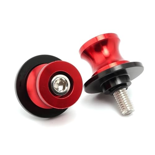 Vis de béquille arrière 6mm rouge et bobines bras oscillant pour moto 900 700 GT