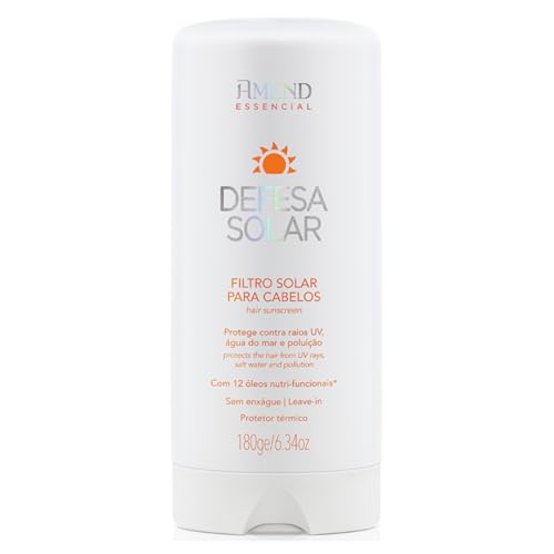 Leave In Defesa Solar Amend 180g Proteção Solar e Térmica Antifrizz Reparador Antirressecamento